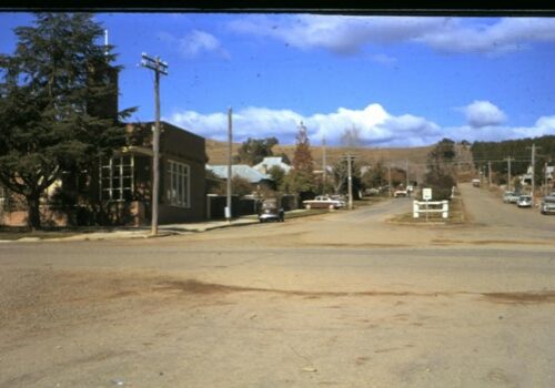 1960s Corryong Main Street on the Commonwealth Bank Corner 1960s Corryong Main Street on the Commonwealth Bank Corner