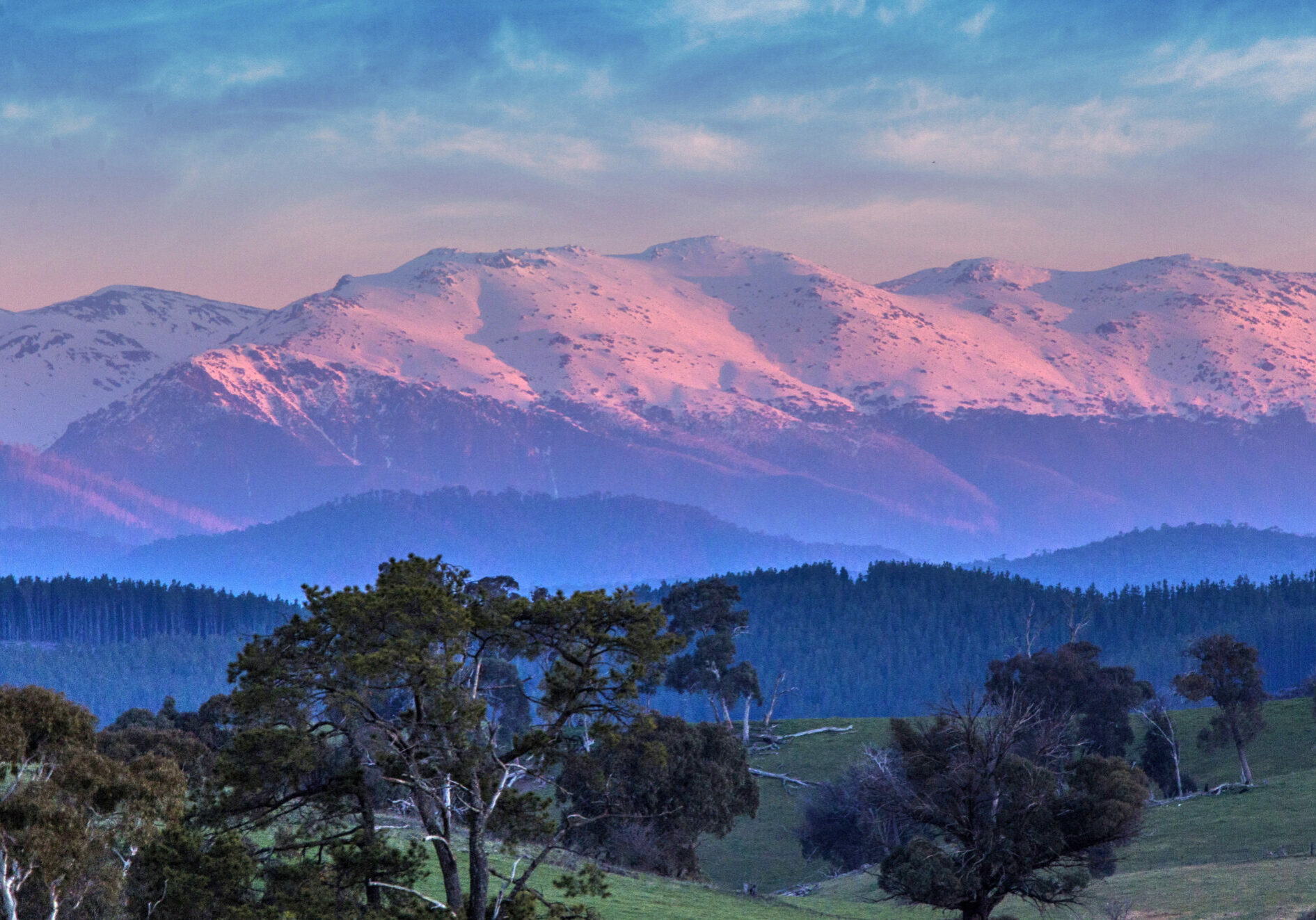 Snowy mountains Snowy mountains