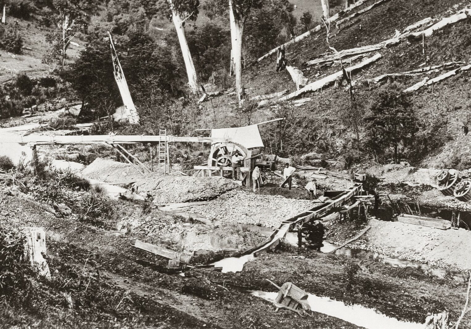 Thowgla Creek Diggings Alluvial Gold Claim Circa 1900